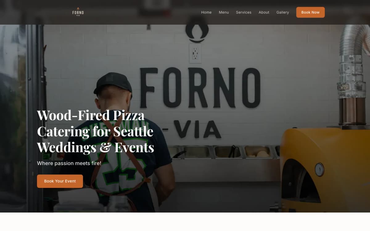 Forno Via Pizza — brand photography and custom website by LMN Capture